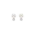 Matrix Stunning Pierced Studs - White Rhs