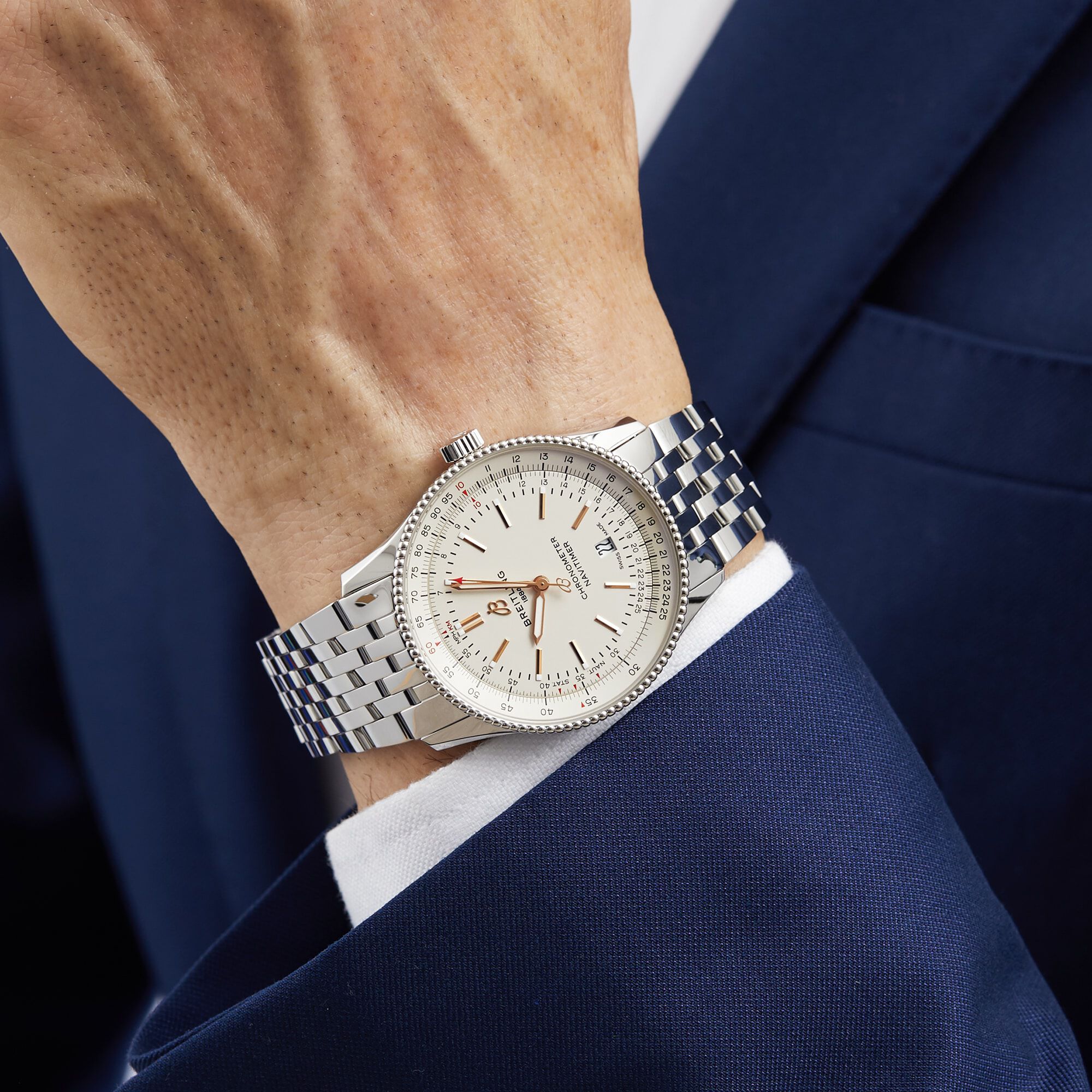 Breitling navitimer automatic 41 blue hotsell