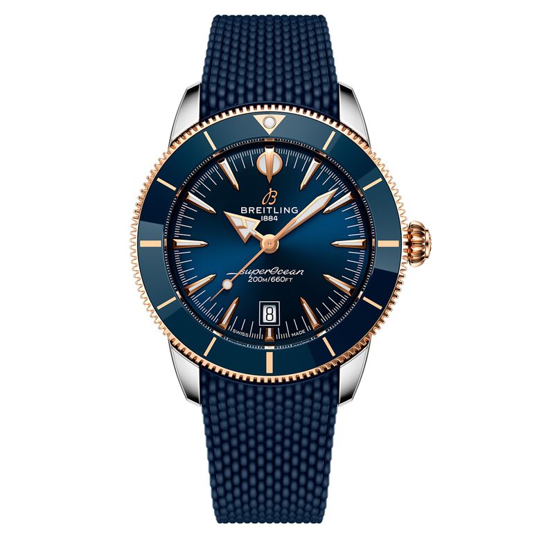 Superocean Heritage B31 Automatic 44mm Mens Watch Blue Rubber, , hi-res