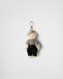 Teddy keychain charm, , hi-res