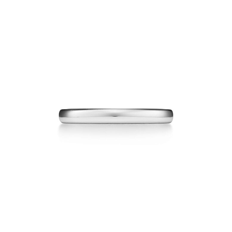 Tiffany Forever Wedding Band Ring in Platinum, 2.5 mm Wide - Size 9, , hi-res