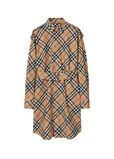 Check Cotton Shirt Dress, , hi-res