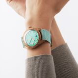 Divers Sixty-Five 38mm Cotton Candy Bronze Green Automatic Watch, , hi-res