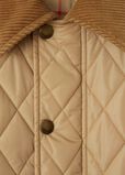 Cropped Quilted Nylon Jacket, , hi-res