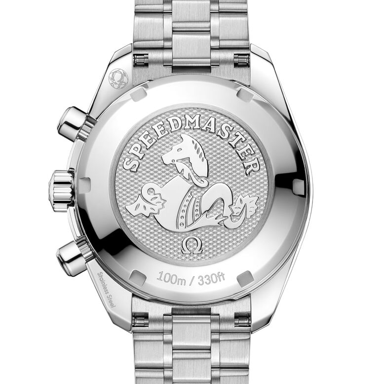 Speedmaster 38mm Silver Dial Warm Grey Bezel Watch, , hi-res