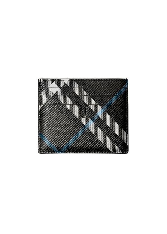 Tall Check Card Case, , hi-res