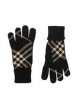 Check Cashmere Blend Gloves, , hi-res