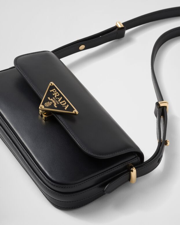 Leather shoulder bag, , hi-res