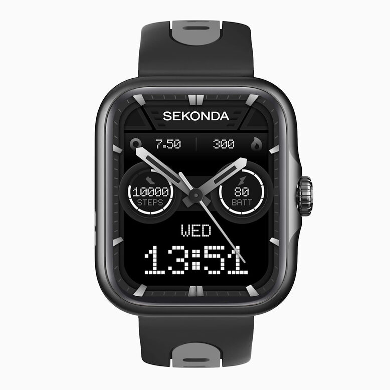 Unisex Motion Pro Smart Watch - Black, , hi-res