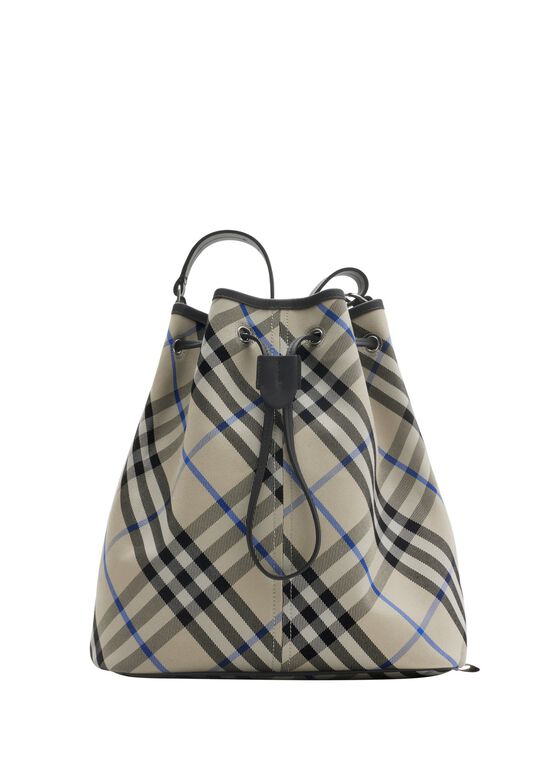 Medium Check Bucket Bag, , hi-res