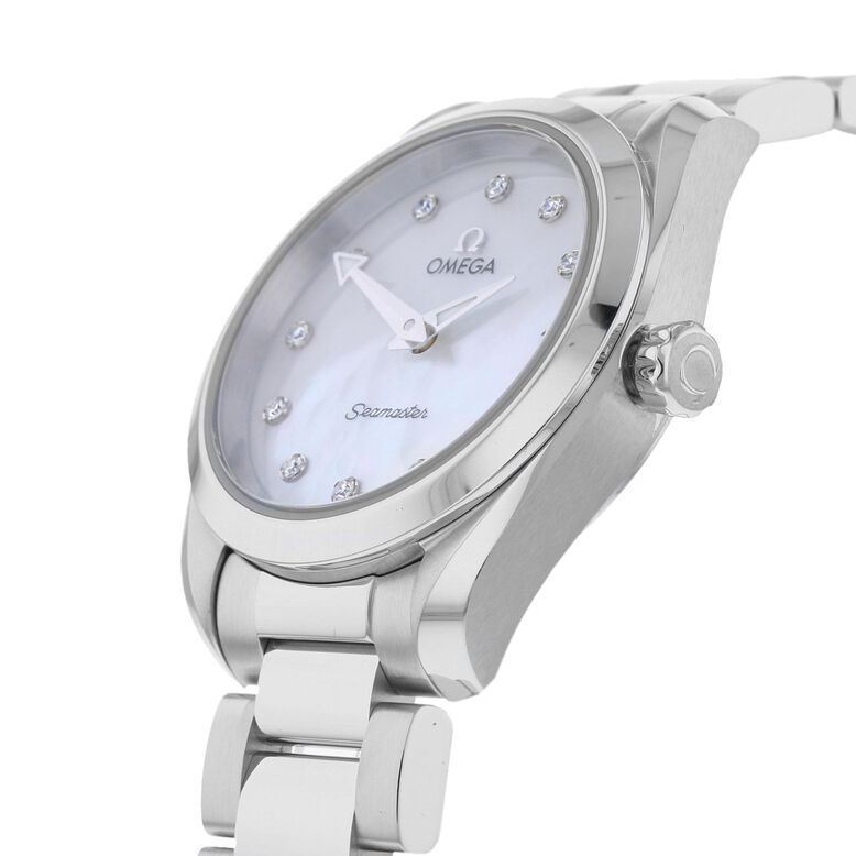 Seamaster Aqua Terra 150M Ladies 28mm Quartz Diamond Dot Watch, , hi-res
