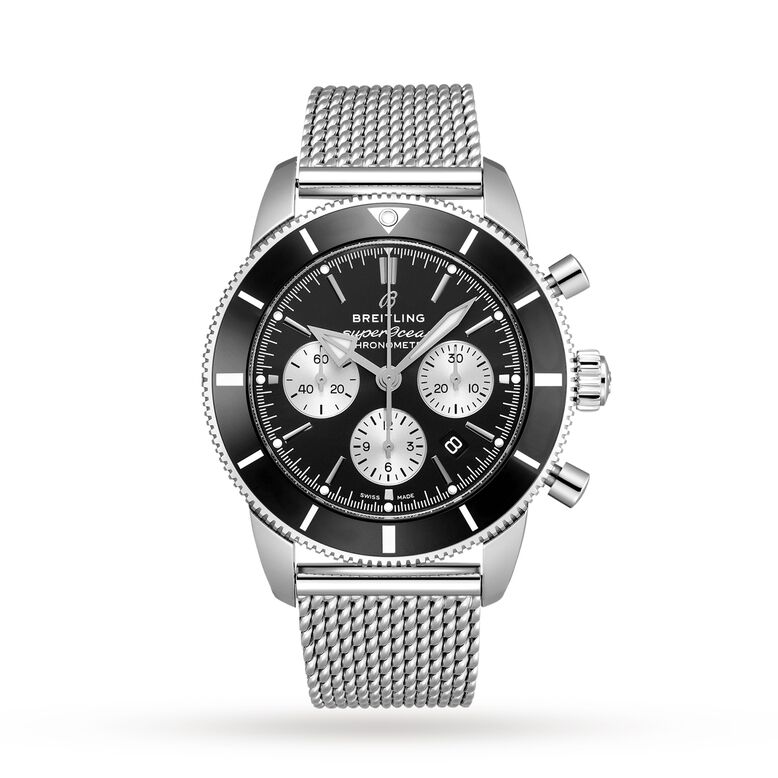 Superocean Heritage B01 Chronograph 44 Stainless Steel Watch, , hi-res