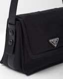 Small padded Re-Nylon shoulder bag, , hi-res