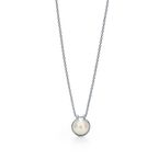 Tiffany HardWear freshwater pearl link pendant in sterling silver