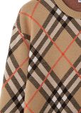 Check Wool Mohair Blend Sweater, , hi-res