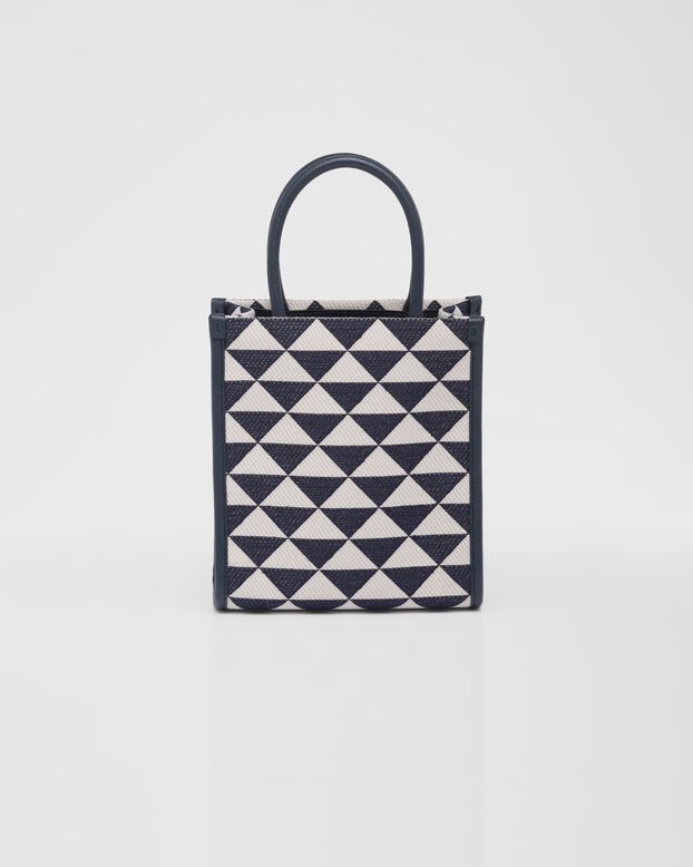 Prada Symbole embroidered fabric mini bag, , hi-res