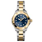 Aquaracer Professional 200 Solargraph 34mm Ladies Watch Blue