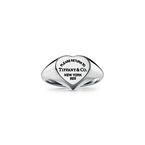 Return to Tiffany™ Heart Signet Ring in Silver, Small - Size 6
