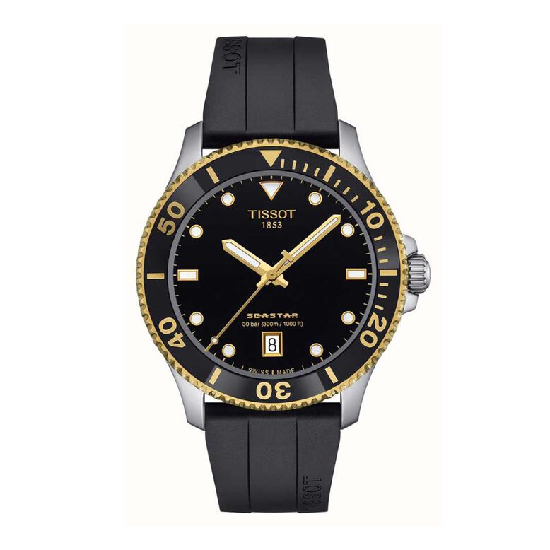 Seastar 1000 40mm Mens Watch Black Rubber, , hi-res