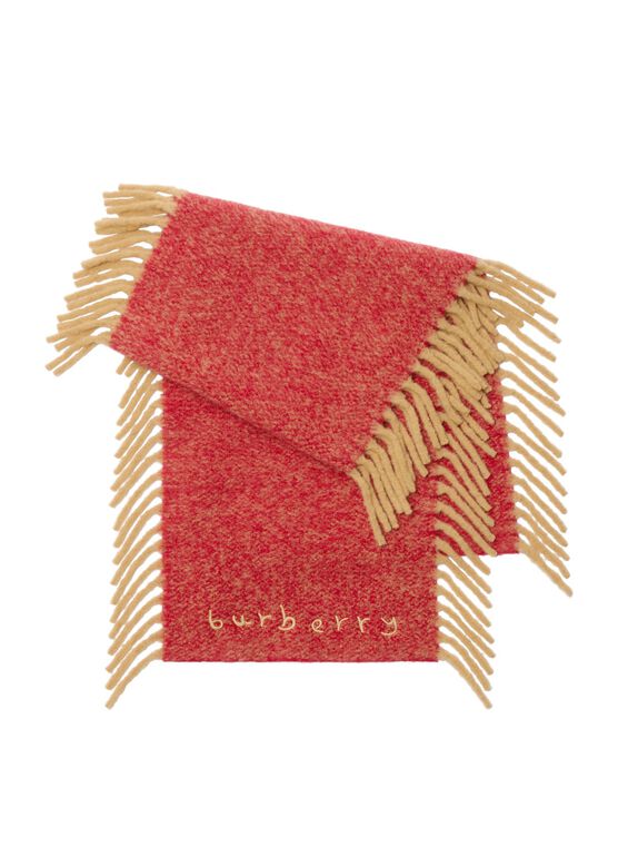 Alpaca Wool Blend Happy Scarf, , hi-res