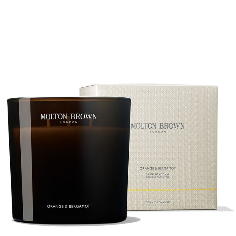 Orange &amp; Bergamot Triple Candle, , hi-res