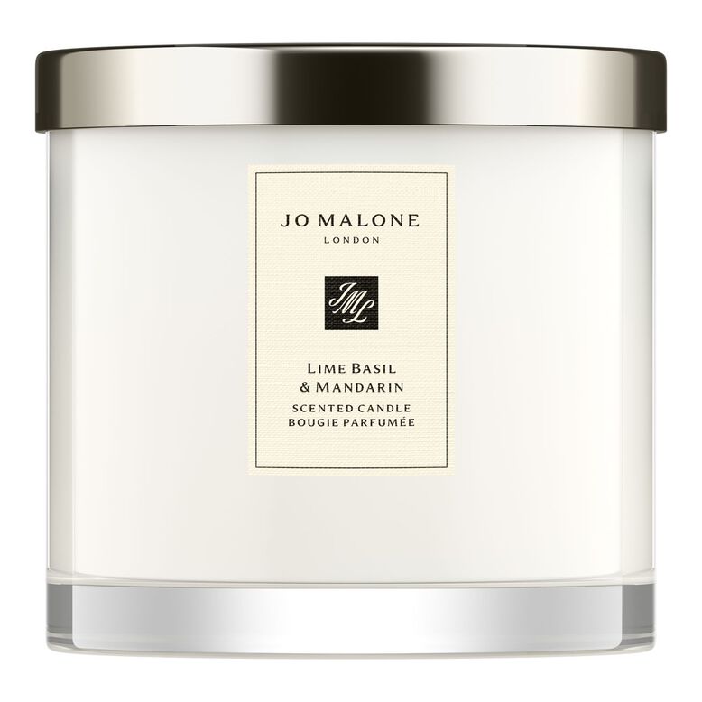Lime Basil &amp; Mandarin Deluxe Candle, , hi-res