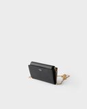 Saffiano leather wallet with shoulder strap, , hi-res