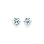 Elsa Peretti® Diamonds by the Yard® earrings in sterling silver. - Size .06