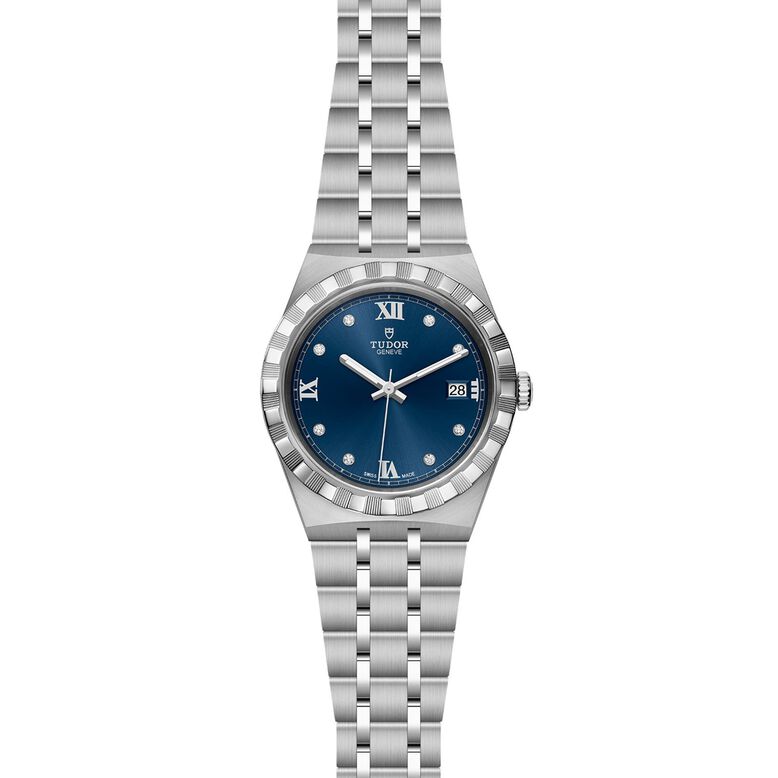 Royal 38mm, Steel Case, Blue Dial, , hi-res