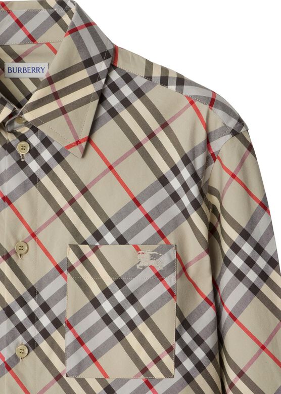 Regular Fit Check Cotton Shirt, , hi-res
