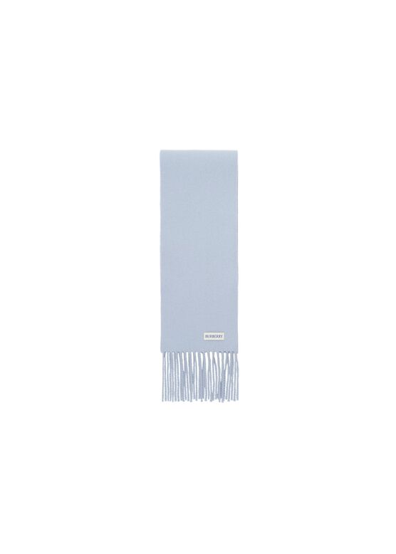 Narrow Check Label Cashmere Scarf, , hi-res