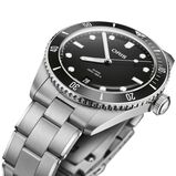 Divers Date 39mm Mens Watch Black Stainless Steel, , hi-res