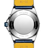 Super Chronomat Automatic 38 Blue Leather Strap Watch, , hi-res