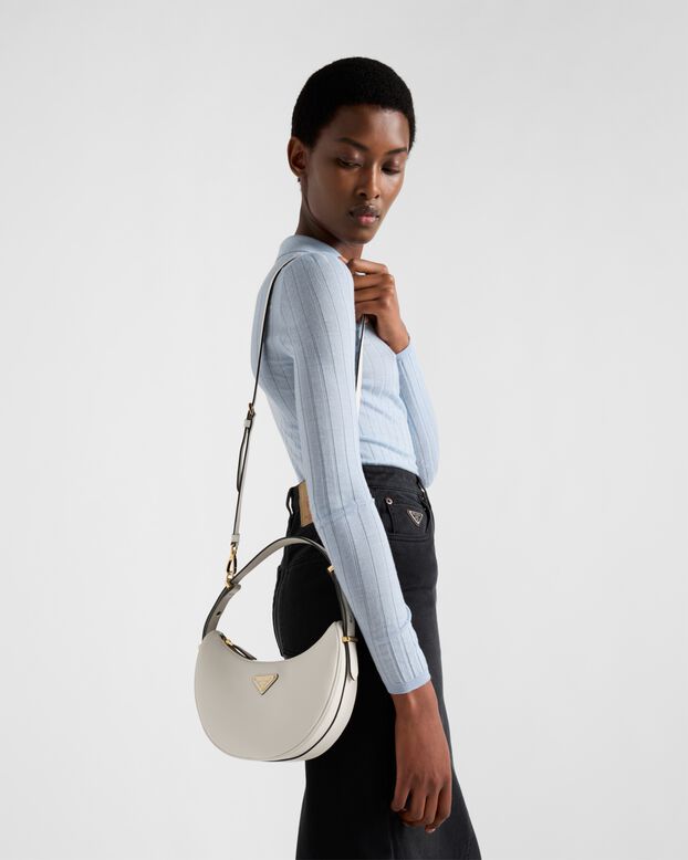 Prada Arqu&eacute; small leather shoulder bag, , hi-res