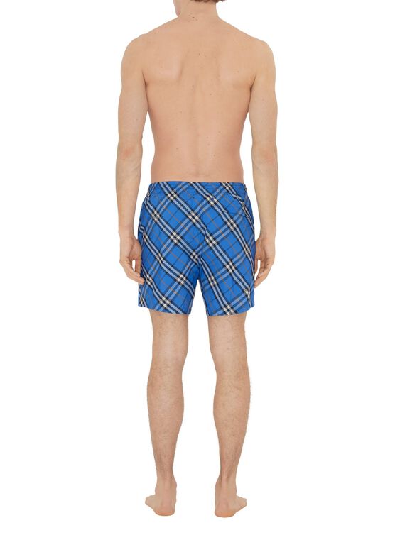 Check Swim Shorts, , hi-res