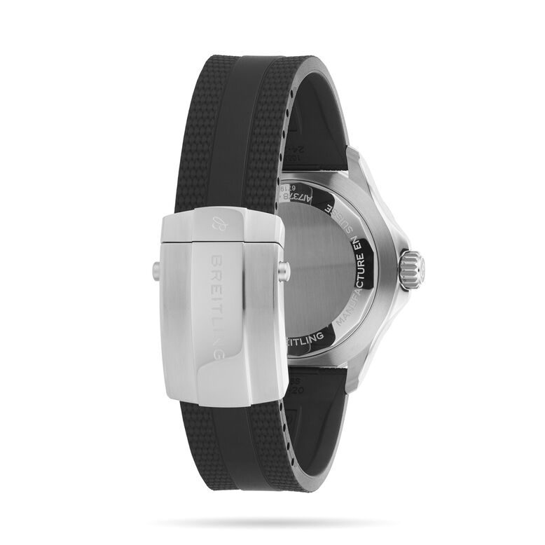 Superocean Automatic 46 Stainless Steel Rubber Strap Watch, , hi-res