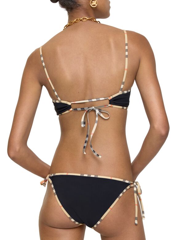 Check Trim Bikini Briefs, , hi-res