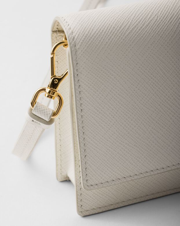 Saffiano leather mini-bag, , hi-res