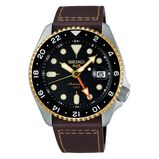 5 Sports SKX GMT 42.5mm Mens Strap Watch Mocha, , hi-res