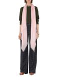 Wide Check Wool Silk Scarf, , hi-res