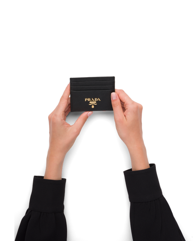 Saffiano Leather Card Holder, , hi-res
