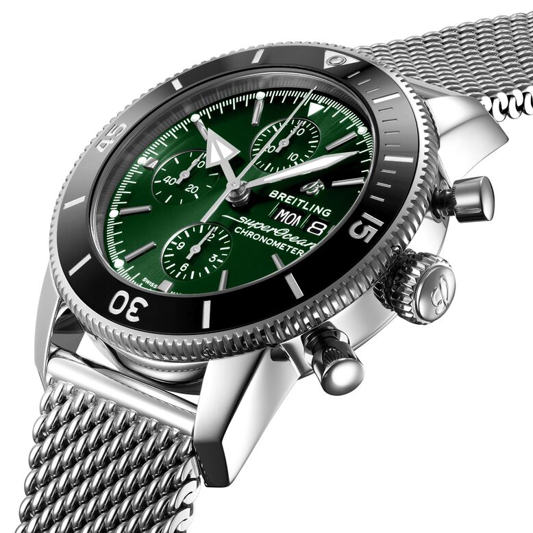 Superocean Heritage Chronograph 44 Stainless Steel Watch, , hi-res