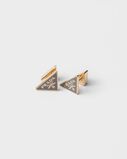 Enameled metal earrings, , hi-res