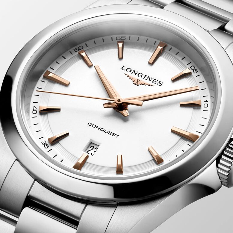 HydroConquest Quartz 30mm Ladies Watch White, , hi-res