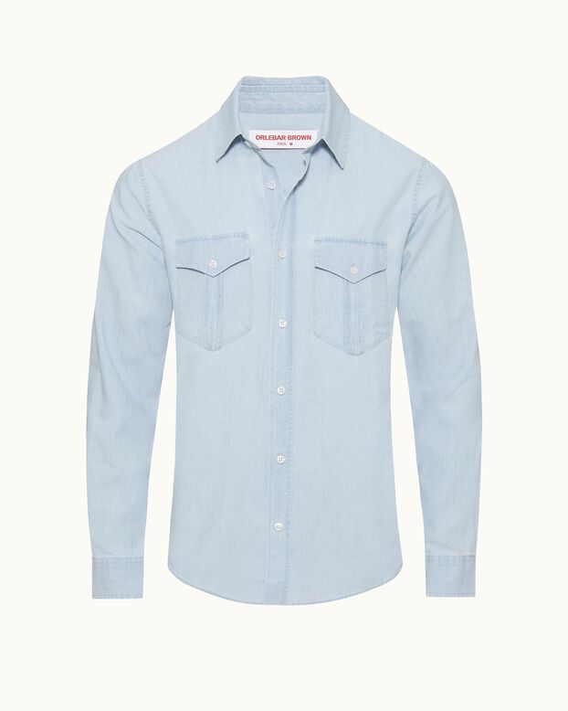 Colburn Chambray Wave Blue, , hi-res