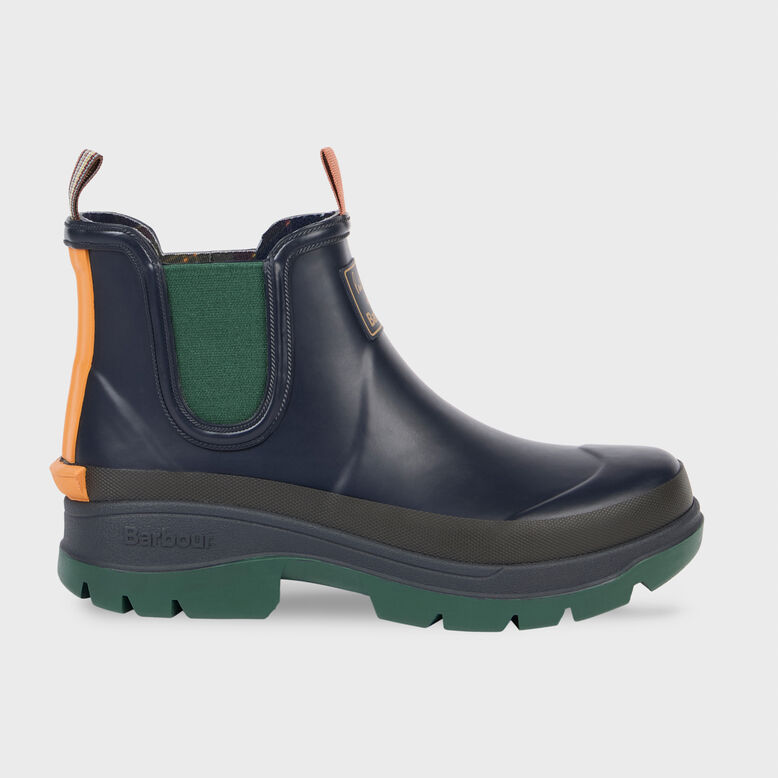 MENS BARBOUR CHELSEA WELLY NAVY, , hi-res