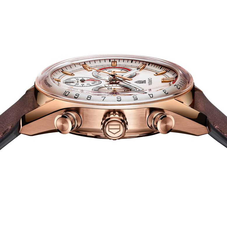 Carrera Chronosprint X Porsche Special Edition 42mm Mens Watch Beige, , hi-res