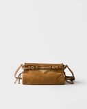 Prada Bonnie small suede shoulder bag, , hi-res