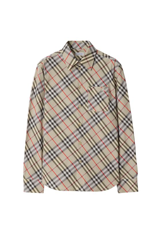 Regular Fit Check Cotton Shirt, , hi-res