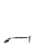 Metal Shield Rectangular Sunglasses​, , hi-res